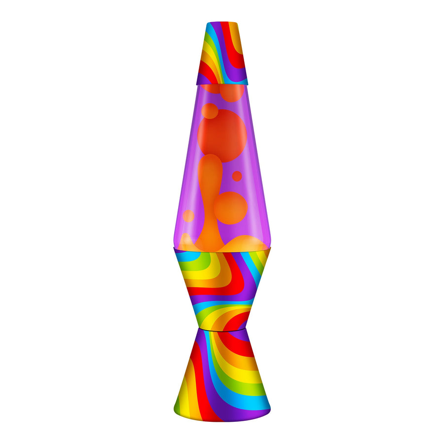 14.5″ LAVA LAMP FLOWING COLOR BANDS N1