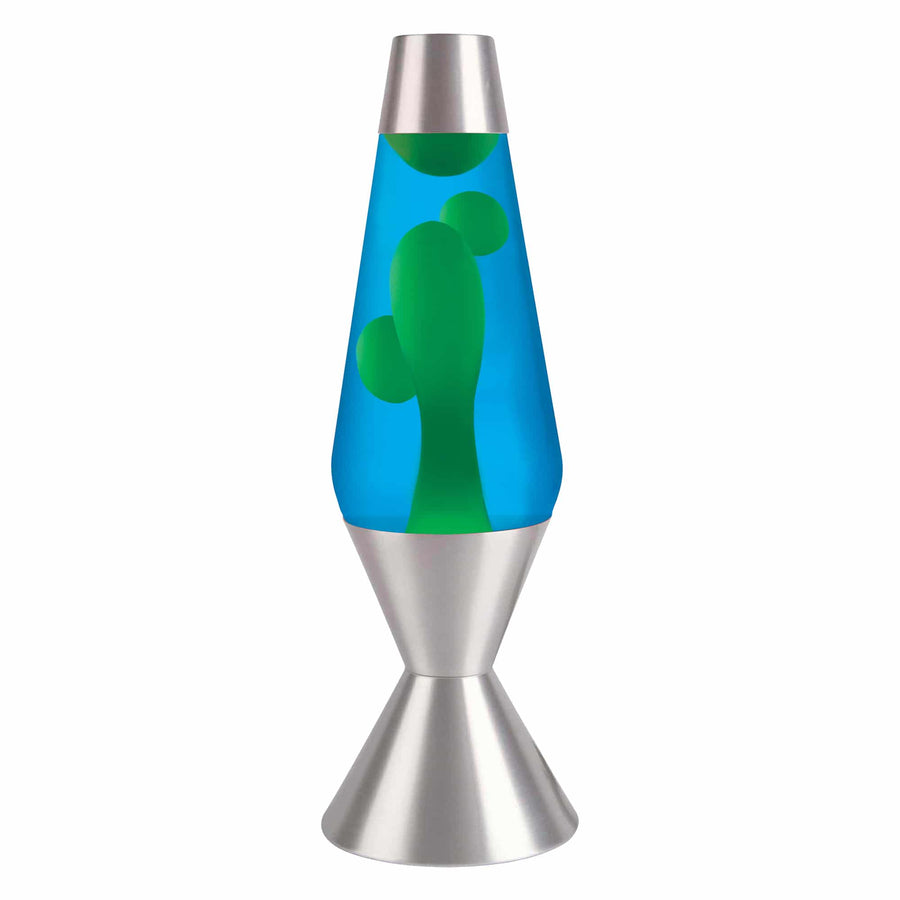 16.3″ LAVA LAMP – YELLOW/BLUE/SILVER B4