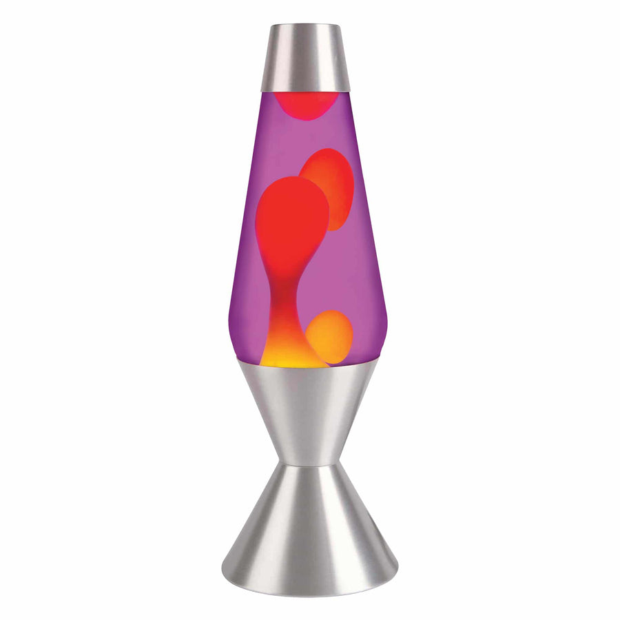 16.3″ LAVA LAMP – YELLOW/PURPLE/SILVER O5