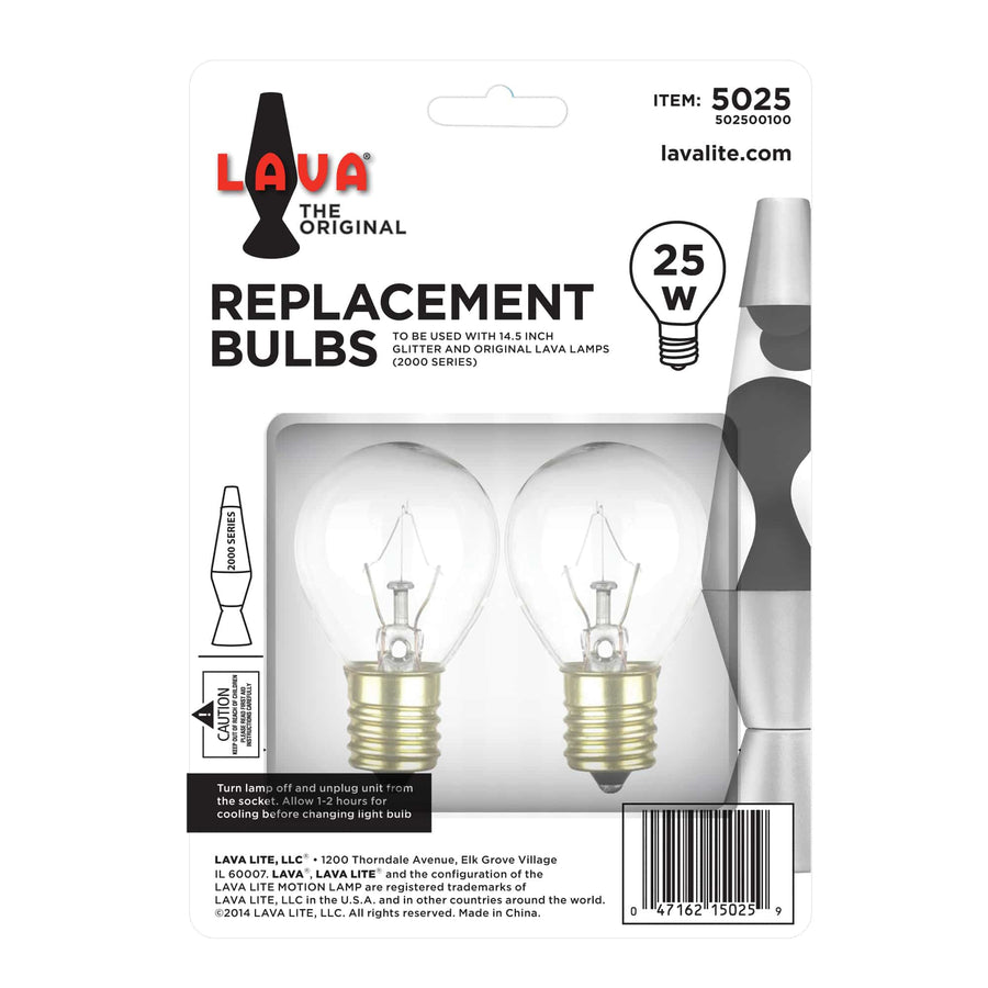 25W LAVA LAMP LIGHT BULB W/TRAY S5